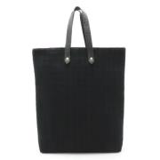 Pre-owned Canvas handbags Hermès Vintage , Black , Dames