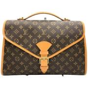 Pre-owned Canvas louis-vuitton-bags Louis Vuitton Vintage , Brown , Da...