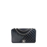 Pre-owned Leather chanel-bags Chanel Vintage , Black , Dames