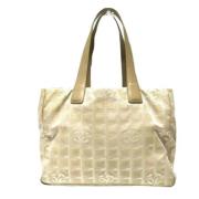 Pre-owned Canvas chanel-bags Chanel Vintage , Beige , Dames