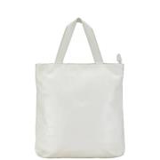 Pre-owned Leather chanel-bags Chanel Vintage , White , Dames