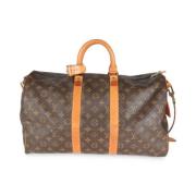 Pre-owned Leather louis-vuitton-bags Louis Vuitton Vintage , Brown , D...