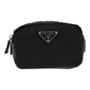 Pre-owned Fabric clutches Prada Vintage , Black , Dames