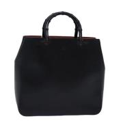 Pre-owned Leather gucci-bags Gucci Vintage , Black , Dames