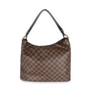 Pre-owned Canvas shoulder-bags Louis Vuitton Vintage , Brown , Dames