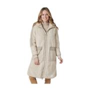 Stijlvolle Jas Zhuva Zhrill , Beige , Dames