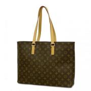 Pre-owned Fabric totes Louis Vuitton Vintage , Brown , Dames