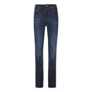 Hoge taille slim-fit stretch jeans Dondup , Blue , Dames