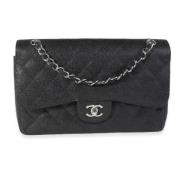 Pre-owned Leather chanel-bags Chanel Vintage , Black , Dames