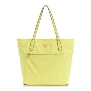 Shopper Tote Eco Gemma Light Lime Guess , Green , Dames