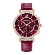 Dames chronograaf armbandhorloge rood - Artikelnummer 5580345 Swarovsk...