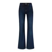 Dames Flared Jeans Donkerblauw Joop! , Blue , Dames