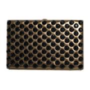 Kristal Bifold Clutch Goud Leer Dolce & Gabbana , Yellow , Dames