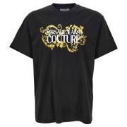 T-shirts en Polos Versace Jeans Couture , Black , Heren