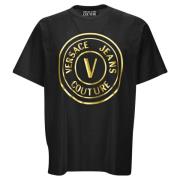 T-shirts en Polos Versace Jeans Couture , Black , Heren