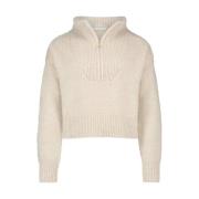 Boxy Beau Pullover By-Bar , Beige , Dames