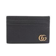 Pre-owned Leather wallets Gucci Vintage , Black , Dames