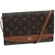 Pre-owned Canvas louis-vuitton-bags Louis Vuitton Vintage , Brown , Da...