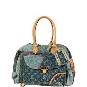 Pre-owned Denim louis-vuitton-bags Louis Vuitton Vintage , Blue , Dame...