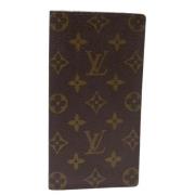 Pre-owned Canvas wallets Louis Vuitton Vintage , Brown , Dames