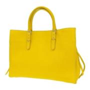 Pre-owned Leather balenciaga-bags Balenciaga Vintage , Yellow , Dames