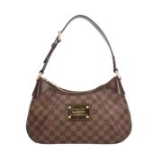 Pre-owned Canvas shoulder-bags Louis Vuitton Vintage , Brown , Dames