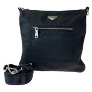 Pre-owned Canvas crossbody-bags Prada Vintage , Black , Dames