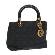 Pre-owned Nylon handbags Dior Vintage , Black , Dames