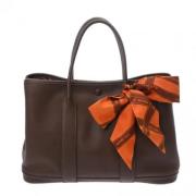 Pre-owned Leather handbags Hermès Vintage , Brown , Dames