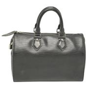 Pre-owned Leather louis-vuitton-bags Louis Vuitton Vintage , Black , D...