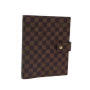 Pre-owned Coated canvas home-office Louis Vuitton Vintage , Brown , Da...