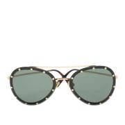 Pre-owned Acetate sunglasses Valentino Vintage , Green , Dames