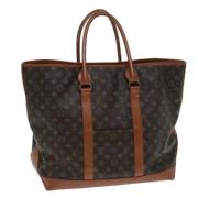 Pre-owned Canvas louis-vuitton-bags Louis Vuitton Vintage , Brown , Da...