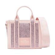 Kristal Canvas Tote Tas Marc Jacobs , Pink , Dames