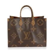 Pre-owned Canvas louis-vuitton-bags Louis Vuitton Vintage , Brown , Da...