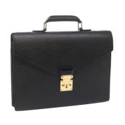 Pre-owned Leather louis-vuitton-bags Louis Vuitton Vintage , Black , D...