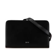 Pre-owned Leather crossbody-bags Dior Vintage , Black , Dames