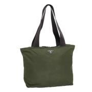 Pre-owned Nylon prada-bags Prada Vintage , Green , Dames