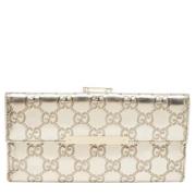 Pre-owned Leather gucci-bags Gucci Vintage , Beige , Dames