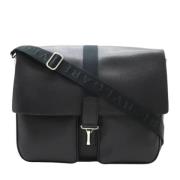 Pre-owned Leather shoulder-bags Bvlgari Vintage , Black , Dames