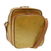 Pre-owned Leather louis-vuitton-bags Louis Vuitton Vintage , Yellow , ...