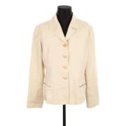 Pre-owned Linen outerwear Hermès Vintage , Beige , Dames