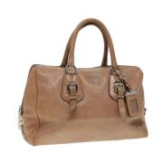 Pre-owned Leather prada-bags Prada Vintage , Brown , Dames