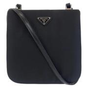 Pre-owned Canvas crossbody-bags Prada Vintage , Black , Dames