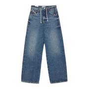 Stijlvolle Danielle Labrea Jeans Amish , Blue , Dames