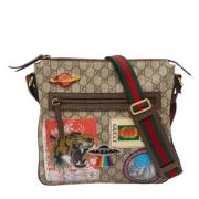 Pre-owned Canvas gucci-bags Gucci Vintage , Beige , Heren