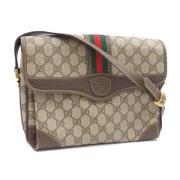 Pre-owned Leather gucci-bags Gucci Vintage , Beige , Dames