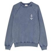 Blauwe Oceana Logo Sweatshirt Klassieke Stijl La Paz , Blue , Heren