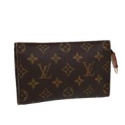 Pre-owned Canvas pouches Louis Vuitton Vintage , Brown , Dames