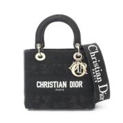 Pre-owned Canvas dior-bags Dior Vintage , Black , Dames